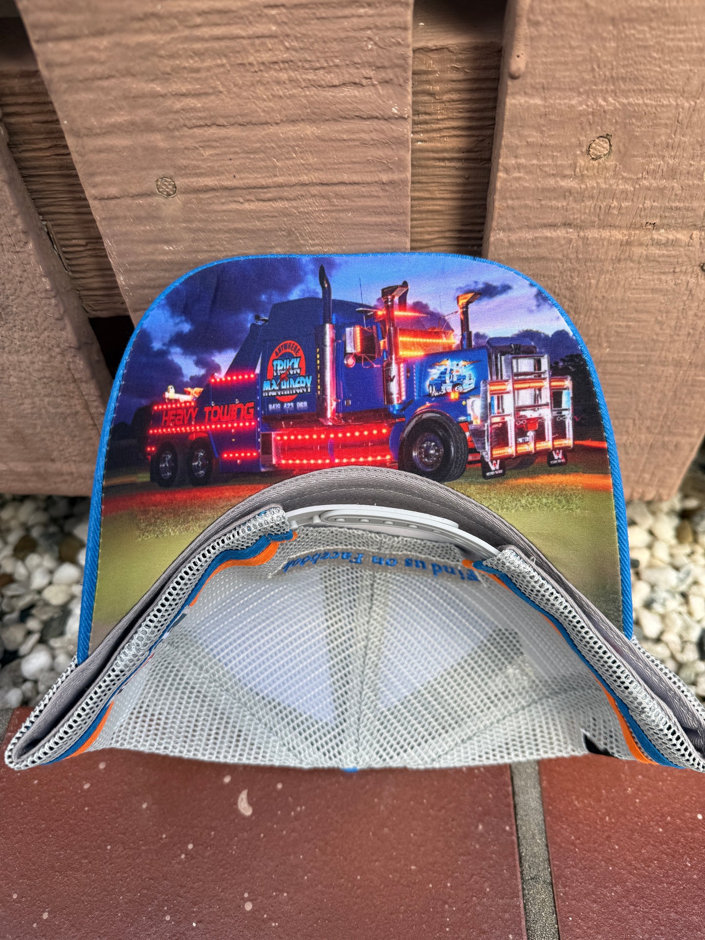 FTMP Trucker Hat (Blue & Orange)